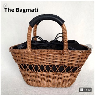 バグマティ【The Bagmati】かごバッグ レザーハンドル(かごバッグ/ストローバッグ)