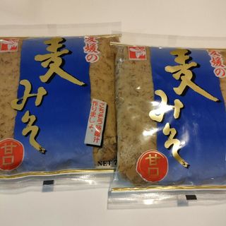 愛媛  矢野味噌  麦みそ 合わせ 750g×2袋  甘口  塩分控えめ(調味料)