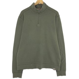 カーハート(carhartt)の古着 カーハート Carhartt RELAXED FIT ハーフジップスウェットシャツ トレーナー メンズL /eaa427710(スウェット)