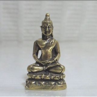 真鍮製 阿弥陀如来像1 豆仏像(置物)
