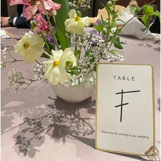 結婚式　テーブルナンバー　14テーブル(その他)