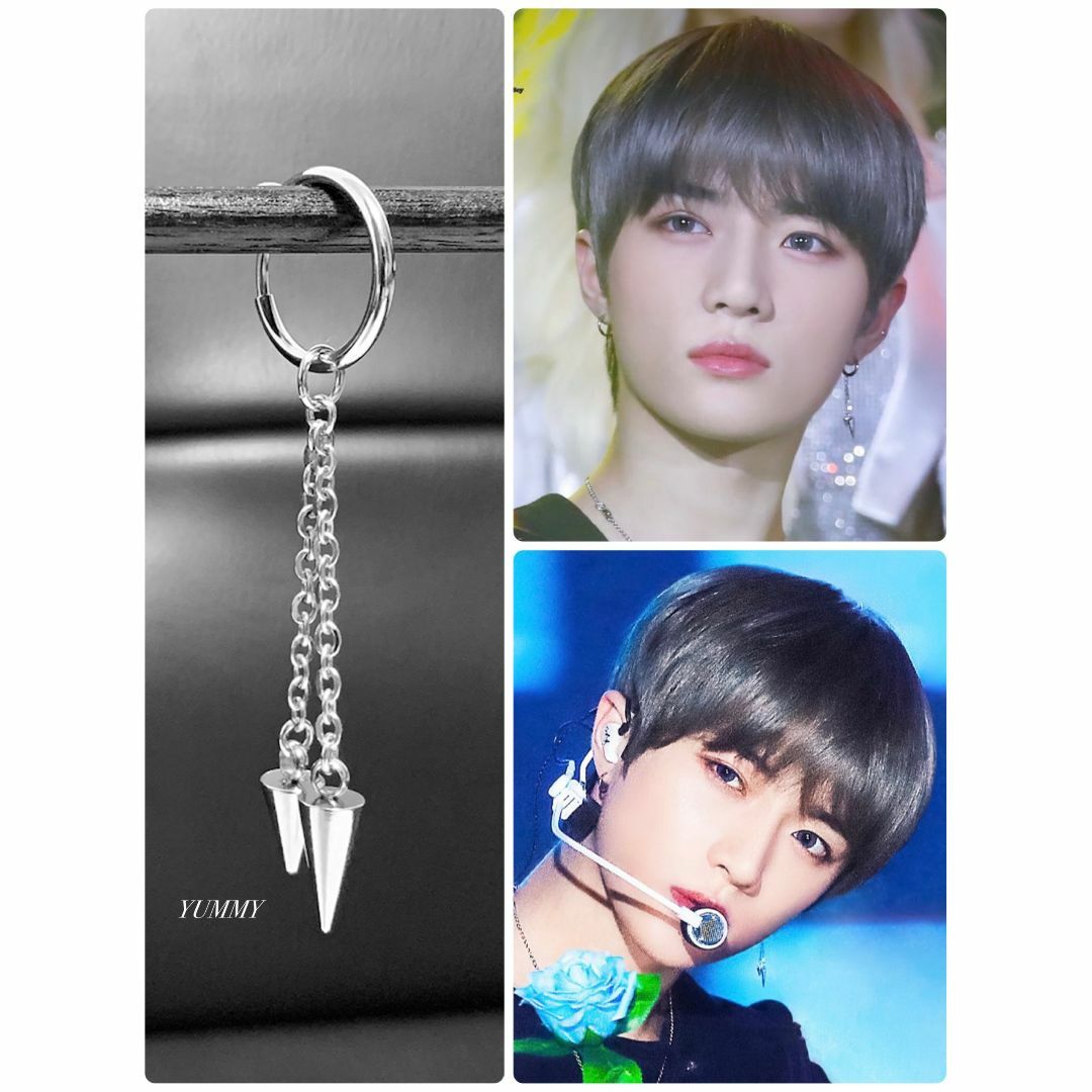 TXT ボムギュ スタイルイヤリング type2 1個】BTS フェイクピアスの