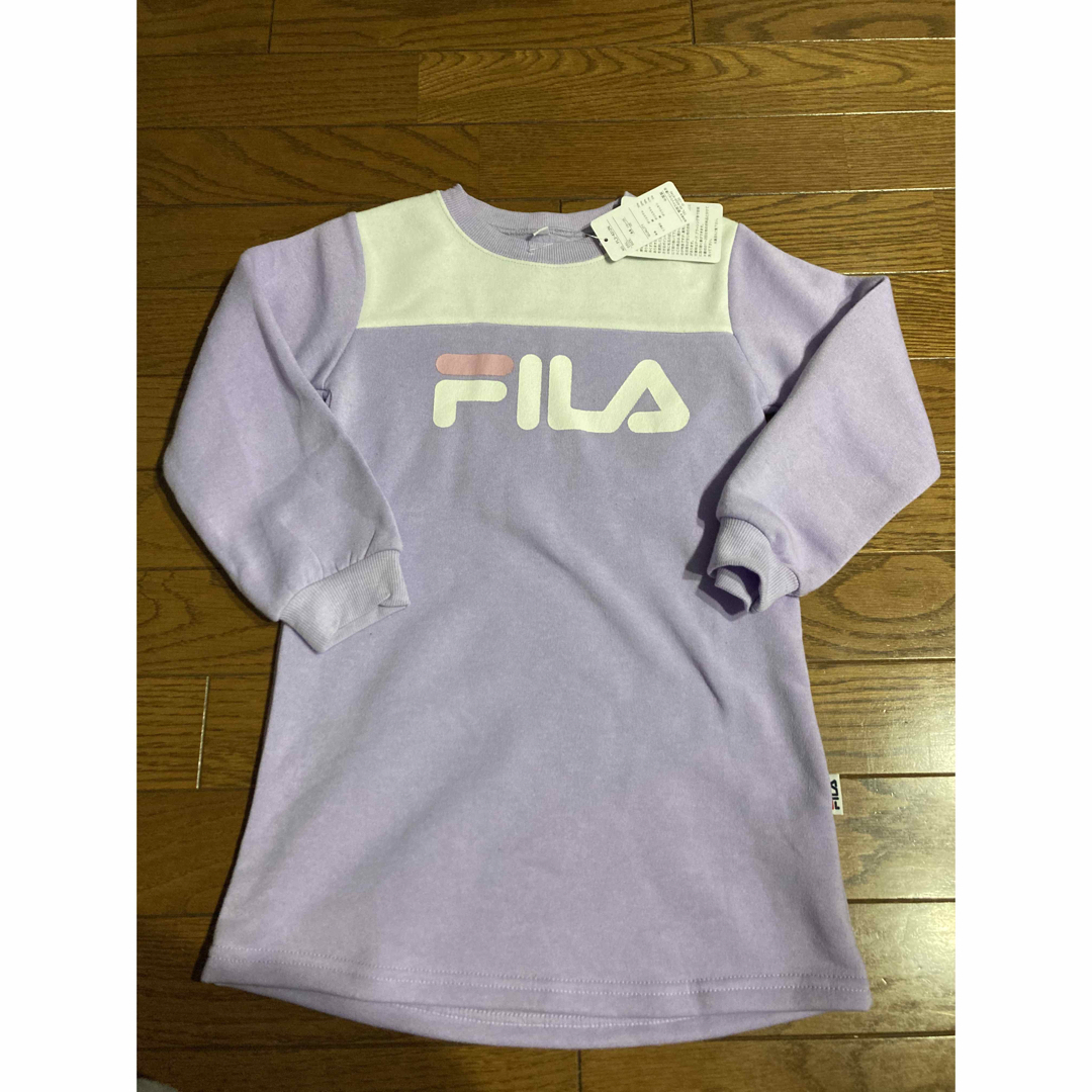 FILA ワンピース　トレーナー　120 キッズ/ベビー/マタニティのキッズ服女の子用(90cm~)(ワンピース)の商品写真