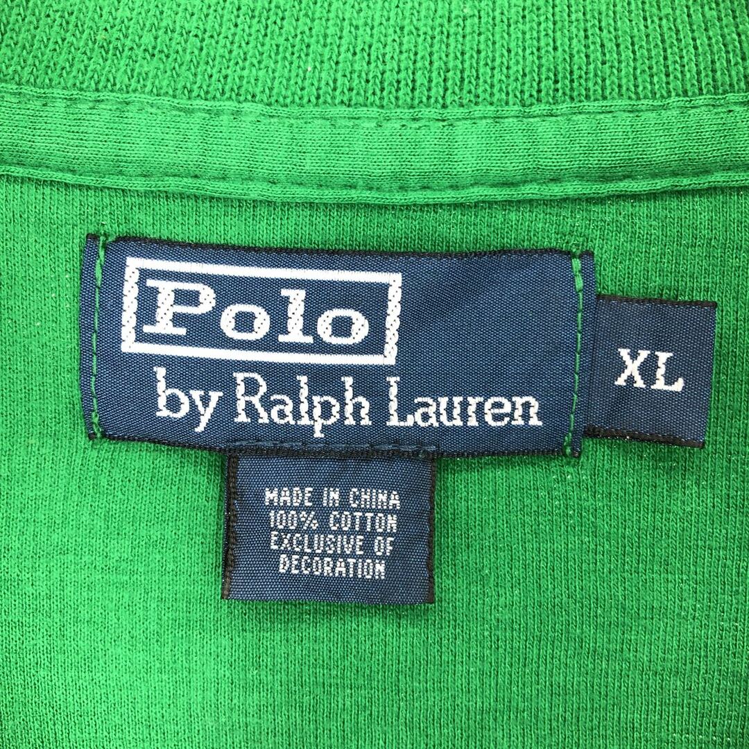 Ralph Lauren(ラルフローレン)の古着 ラルフローレン Ralph Lauren POLO by Ralph Lauren ハーフジップスウェットシャツ トレーナー メンズXL /eaa427201 メンズのトップス(スウェット)の商品写真