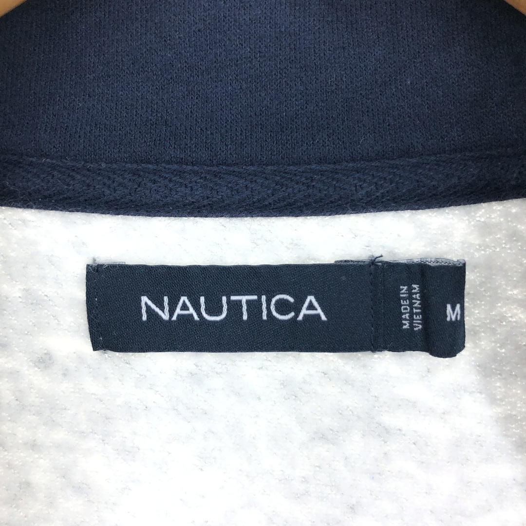 NAUTICA(ノーティカ)の古着 ノーティカ NAUTICA ハーフジップスウェットシャツ トレーナー メンズM /eaa427718 メンズのトップス(スウェット)の商品写真