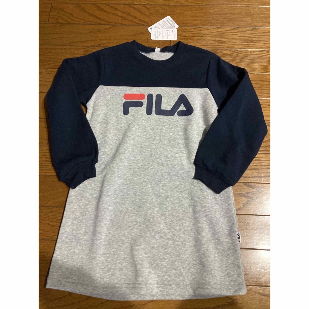 FILA ワンピース　トレーナー　150 キッズ/ベビー/マタニティのキッズ服女の子用(90cm~)(ワンピース)の商品写真