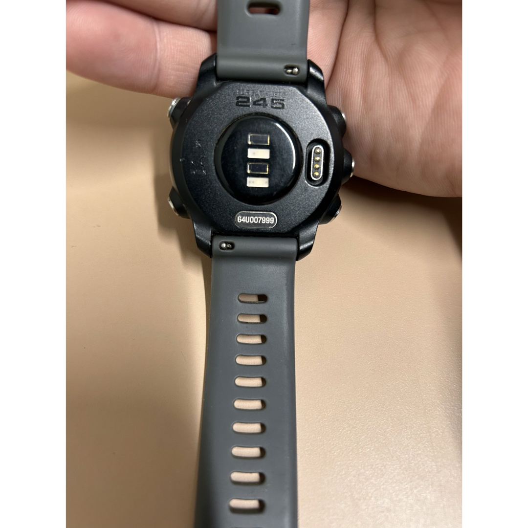 GARMIN(ガーミン)のGARMIN FOREATHLETE 245 BLACK スポーツ/アウトドアのトレーニング/エクササイズ(トレーニング用品)の商品写真