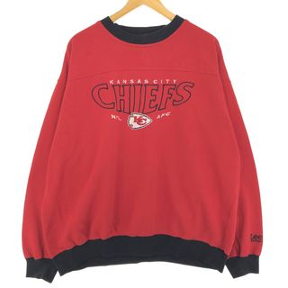 リー(Lee)の古着 90年代 リー Lee SPORT NFL KANSASCITY CHIEFS カンザスシティチーフス スウェットシャツ トレーナー メンズXL ヴィンテージ  /eaa411006(スウェット)