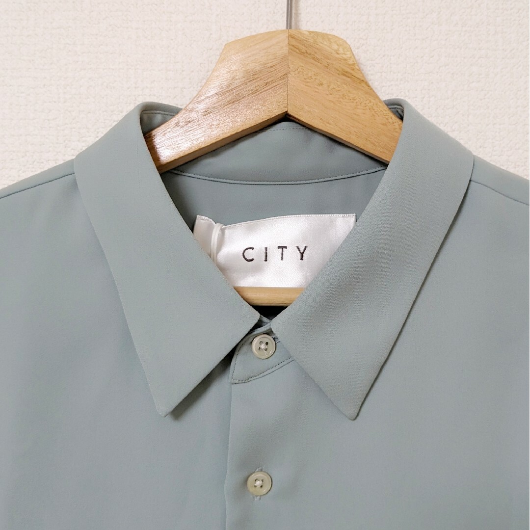 CITY(シティ)の新品「CITY スムース半袖シャツ」 （STUDIOUS｜ステュディオス） メンズのトップス(シャツ)の商品写真