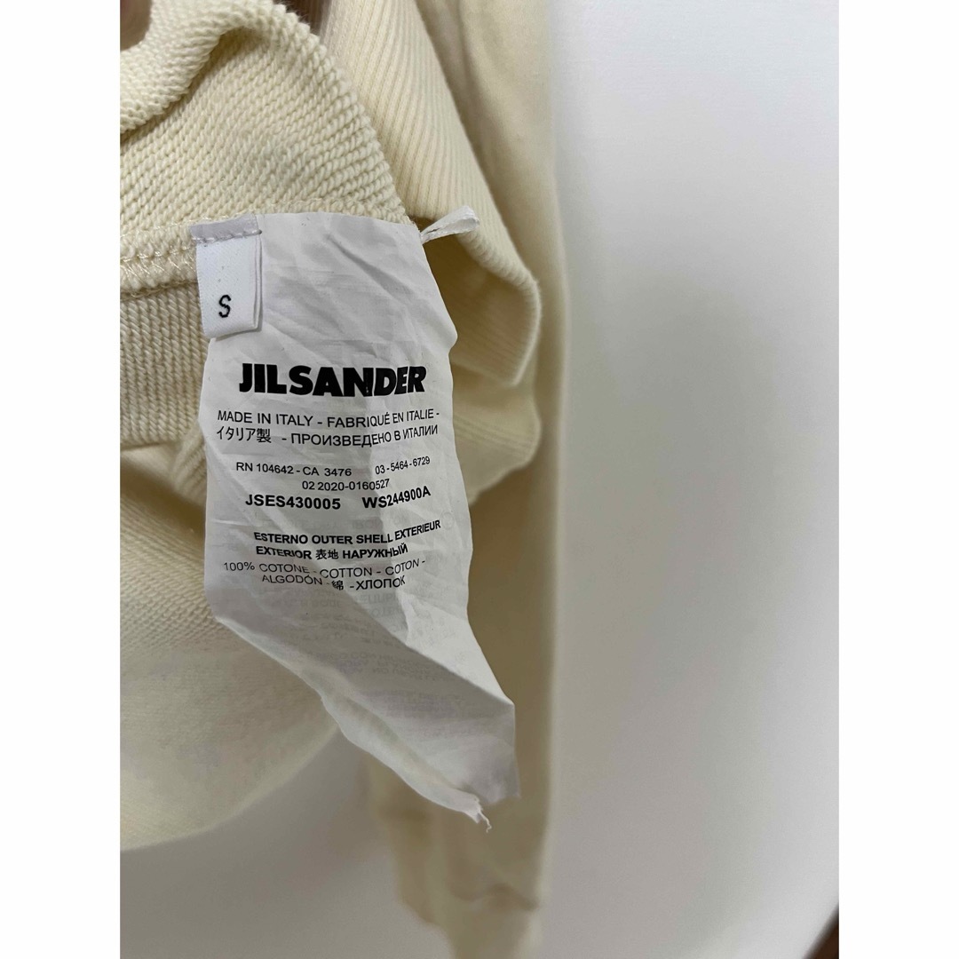 Jil Sander(ジルサンダー)のJIL SANDER+ / ジルサンダー ロゴスウェット Sサイズ レディースのトップス(トレーナー/スウェット)の商品写真