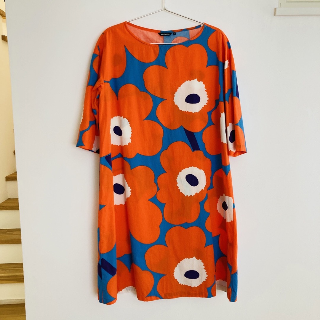 marimekko(マリメッコ)の【新品・希少】marimekko マリメッコ ワンピース　ウニッコ柄 レディースのワンピース(ひざ丈ワンピース)の商品写真