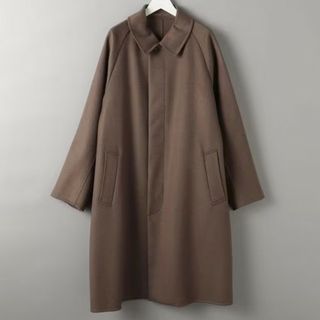 ビューティアンドユースユナイテッドアローズ(BEAUTY&YOUTH UNITED ARROWS)の新品「beauty&youth リバー メルトン バルカラー コート」L/ユナイ(ステンカラーコート)