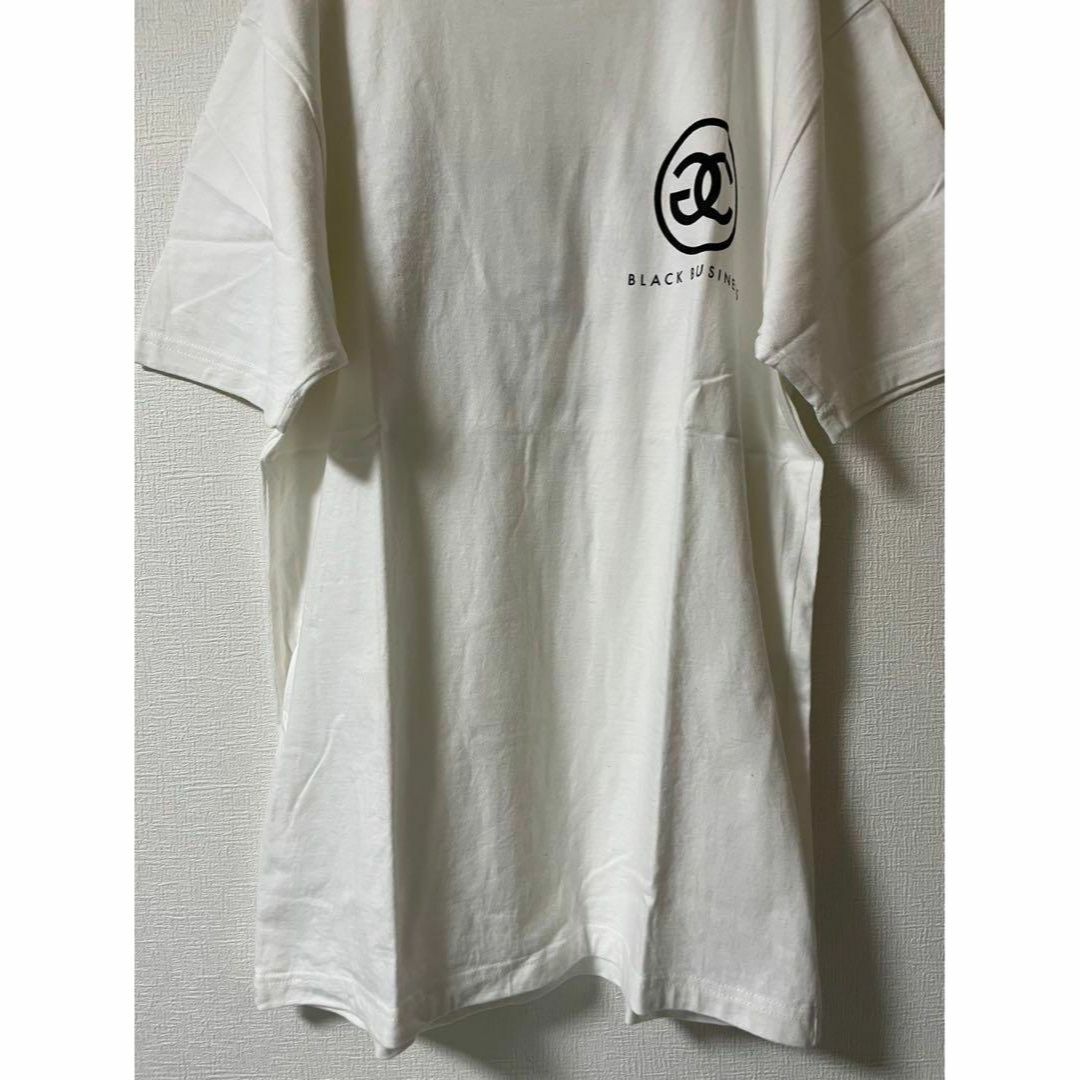 Russell Athletic(ラッセルアスレティック)のGang Corp ギャングコーポ　BLACK BUSINESS Tシャツ 白 メンズのトップス(Tシャツ/カットソー(半袖/袖なし))の商品写真