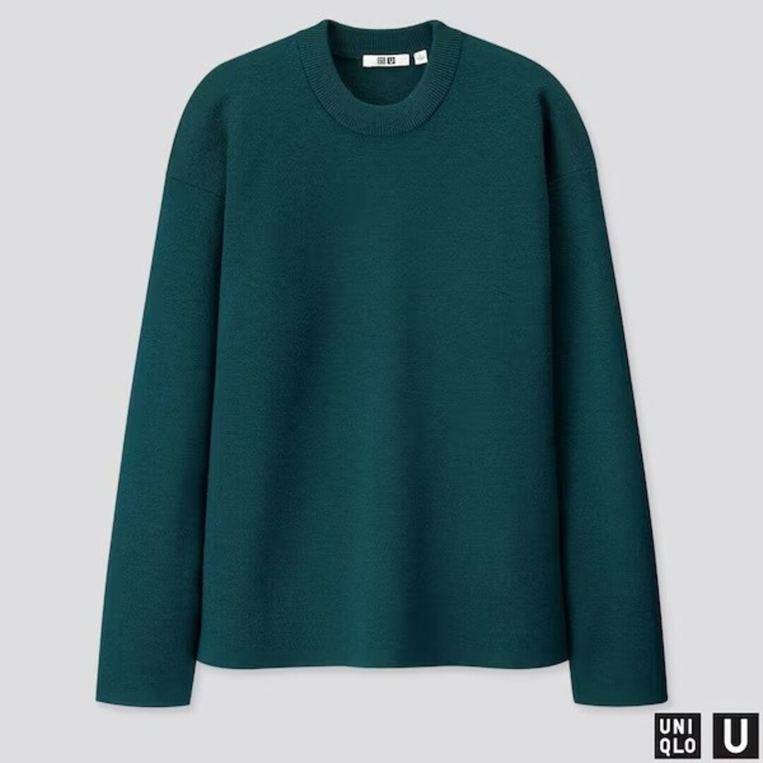 UNIQLO(ユニクロ)の美品「UNIQLO U ミラノリブクルーネックセーター」L / ユニクロ　ユー メンズのトップス(ニット/セーター)の商品写真