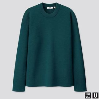 ユニクロ(UNIQLO)の美品「UNIQLO U ミラノリブクルーネックセーター」L / ユニクロ　ユー(ニット/セーター)