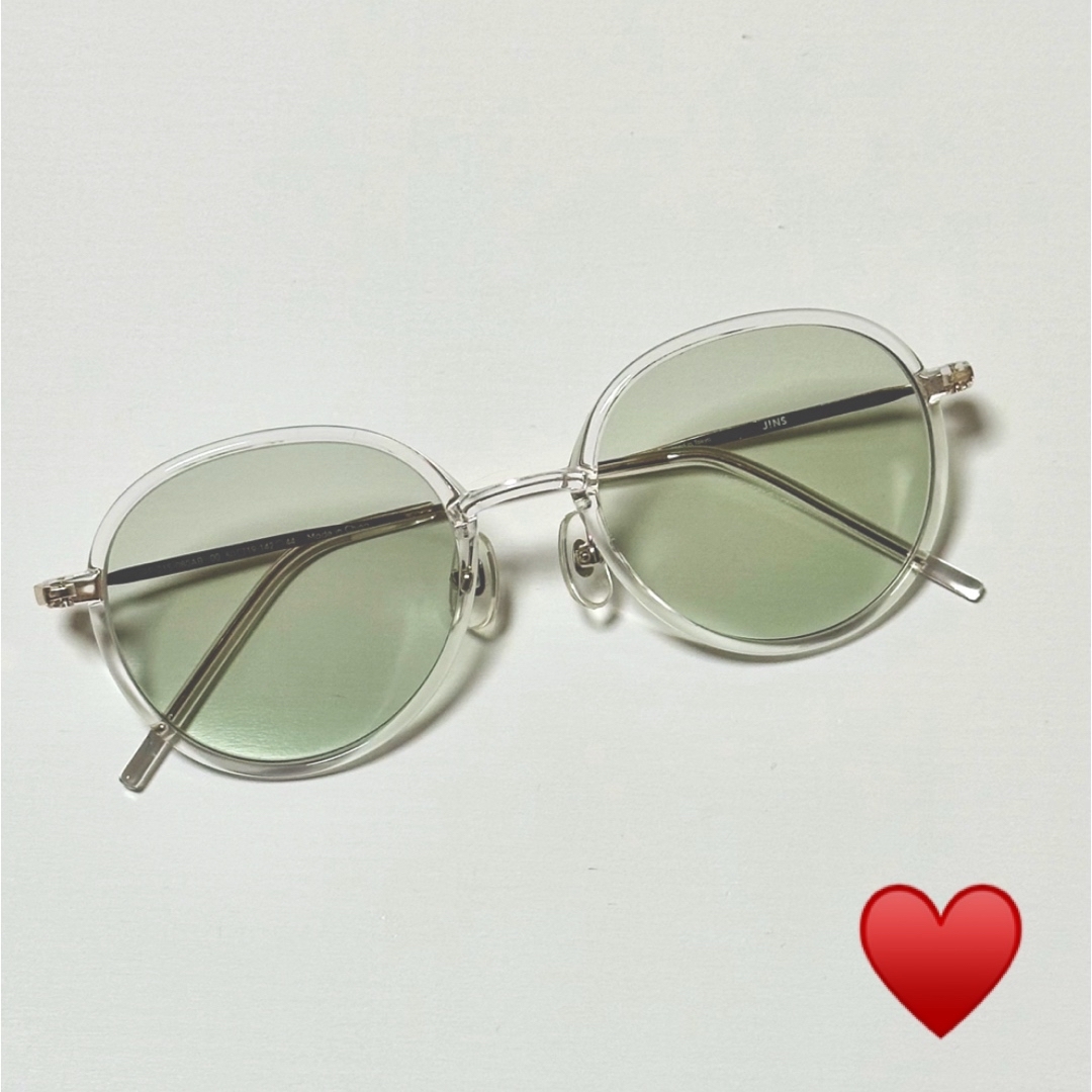 JINS(ジンズ)のJINS クリア　フレーム　サングラス　メガネ メンズのファッション小物(サングラス/メガネ)の商品写真