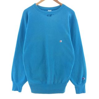 チャンピオン(Champion)の古着 90年代 チャンピオン Champion REVERSE WEAVE リバースウィーブ 刺繍タグ ワンポイントロゴスウェットシャツ トレーナー USA製 メンズXL ヴィンテージ /eaa381219(スウェット)