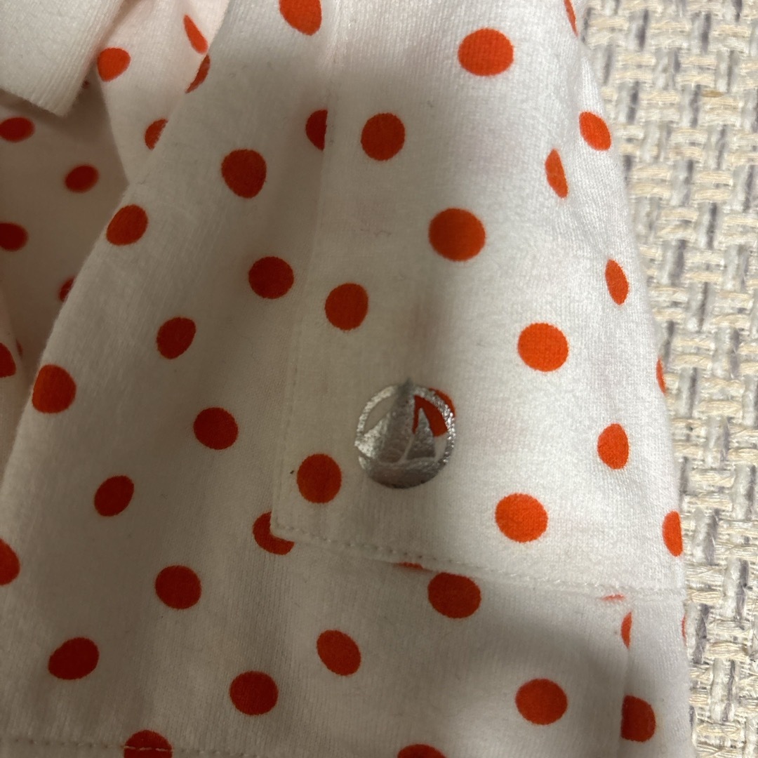 PETIT BATEAU(プチバトー)の美品　プチバトー　ワンピース　12m  キッズ/ベビー/マタニティのベビー服(~85cm)(ワンピース)の商品写真