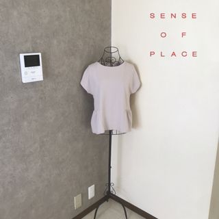 センスオブプレイスバイアーバンリサーチ(SENSE OF PLACE by URBAN RESEARCH)のセンスオブプレイス♡1度着用　カットソー(カットソー(半袖/袖なし))