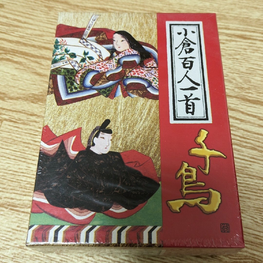 エンゼル 百人一首 千鳥 HICH　ビニール未開封新品 エンタメ/ホビーのテーブルゲーム/ホビー(カルタ/百人一首)の商品写真