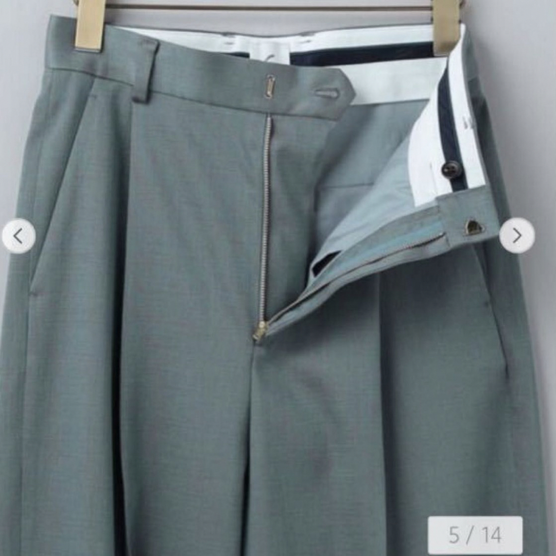 6 (ROKU)(ロク)の＜6(ROKU)＞OXFORD TUCK PANTS 2022SS/パンツ レディースのパンツ(その他)の商品写真