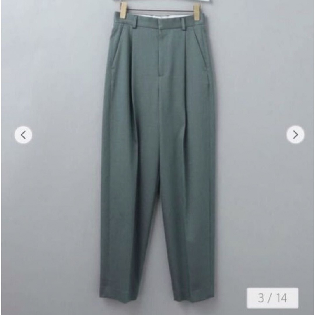 6 (ROKU)(ロク)の＜6(ROKU)＞OXFORD TUCK PANTS 2022SS/パンツ レディースのパンツ(その他)の商品写真