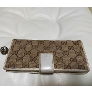 グッチ(Gucci)のGUCCI キャンバス長財布 GG総柄 Used(財布)