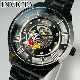 INVICTA - 限定品 インビクタ 腕時計 新品 ディズニー ミッキー メンズ ブラック電池不要