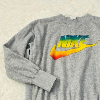 ナイキ(NIKE)のNIKE ナイキ　90s スウェット　トレーナー　ビンテージ　古着　デカロゴ(スウェット)