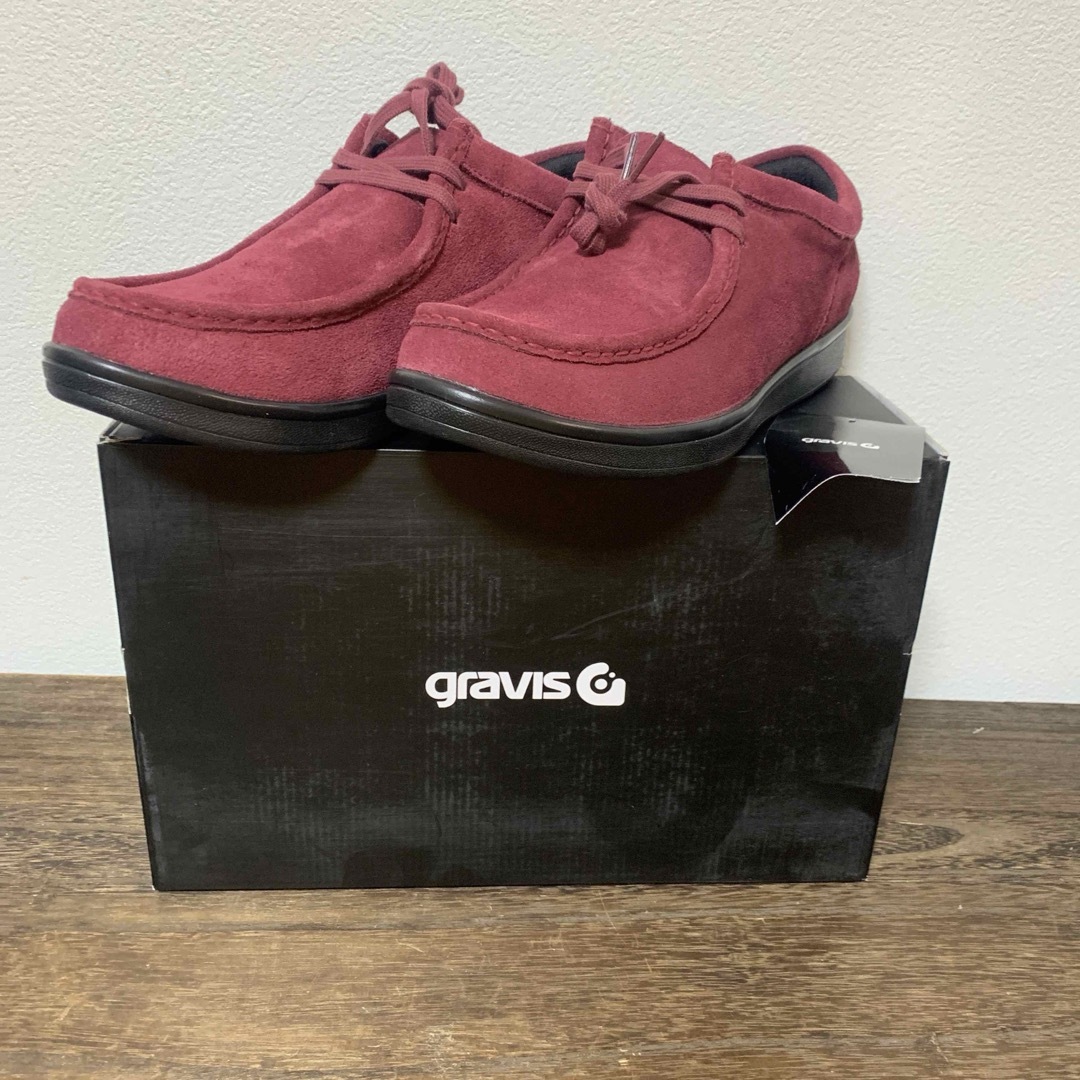 gravis(グラビス)の27.0㎝　gravis グラビス 25233 LUCE ルース ワインレッド メンズの靴/シューズ(スニーカー)の商品写真