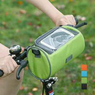  自転車トップチューブバッグ 筒形バッグ(モバイルケース/カバー)