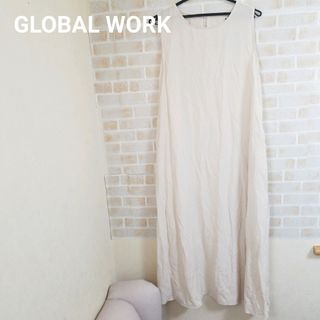 グローバルワーク(GLOBAL WORK)のGLOBAL WORK ノースリーブワンピース(ロングワンピース/マキシワンピース)