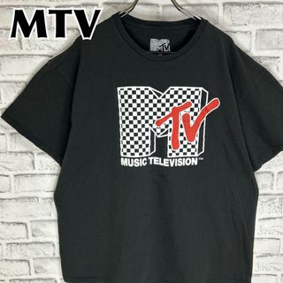 エムティーヴィー(MTV)のMTV エムティービー ビッグロゴチェック ミュージック Tシャツ 半袖 輸入品(Tシャツ/カットソー(半袖/袖なし))