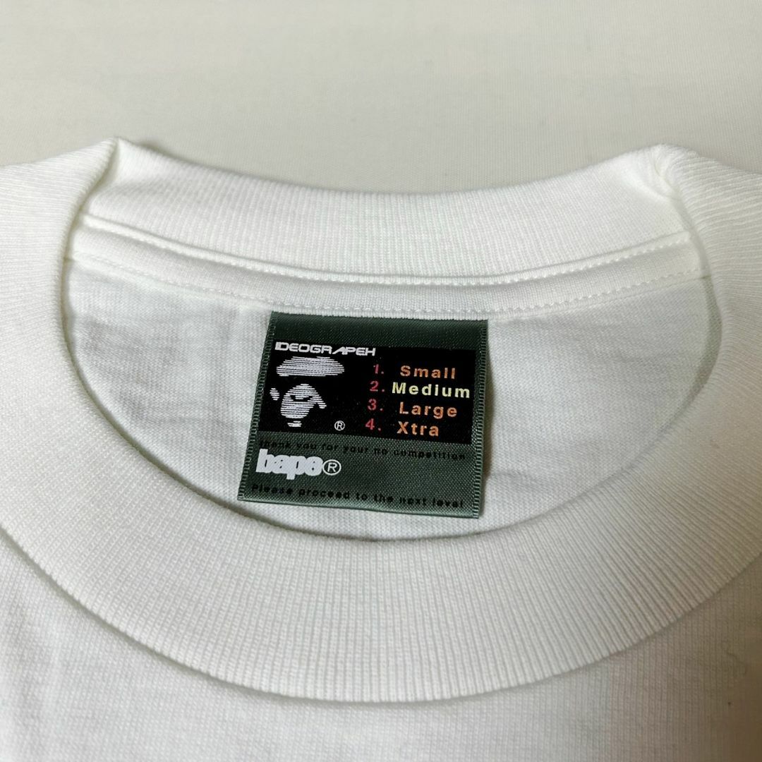 A BATHING APE(アベイシングエイプ)の90s デッド 初期 A BATHING APE プリント Tシャツ 裏原 M メンズのトップス(Tシャツ/カットソー(半袖/袖なし))の商品写真