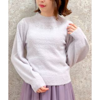 アクシーズファム(axes femme)のaxes femme ステラート刺繍フェザーニット　セーター　新品未使用　フリー(ニット/セーター)