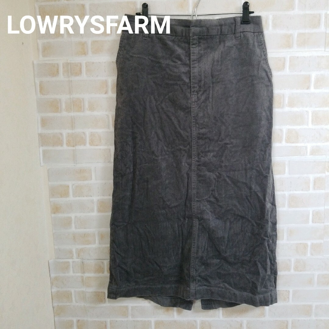 LOWRYS FARM(ローリーズファーム)のLOWRYSFARM ライスコーデュロイスカート レディースのスカート(ロングスカート)の商品写真