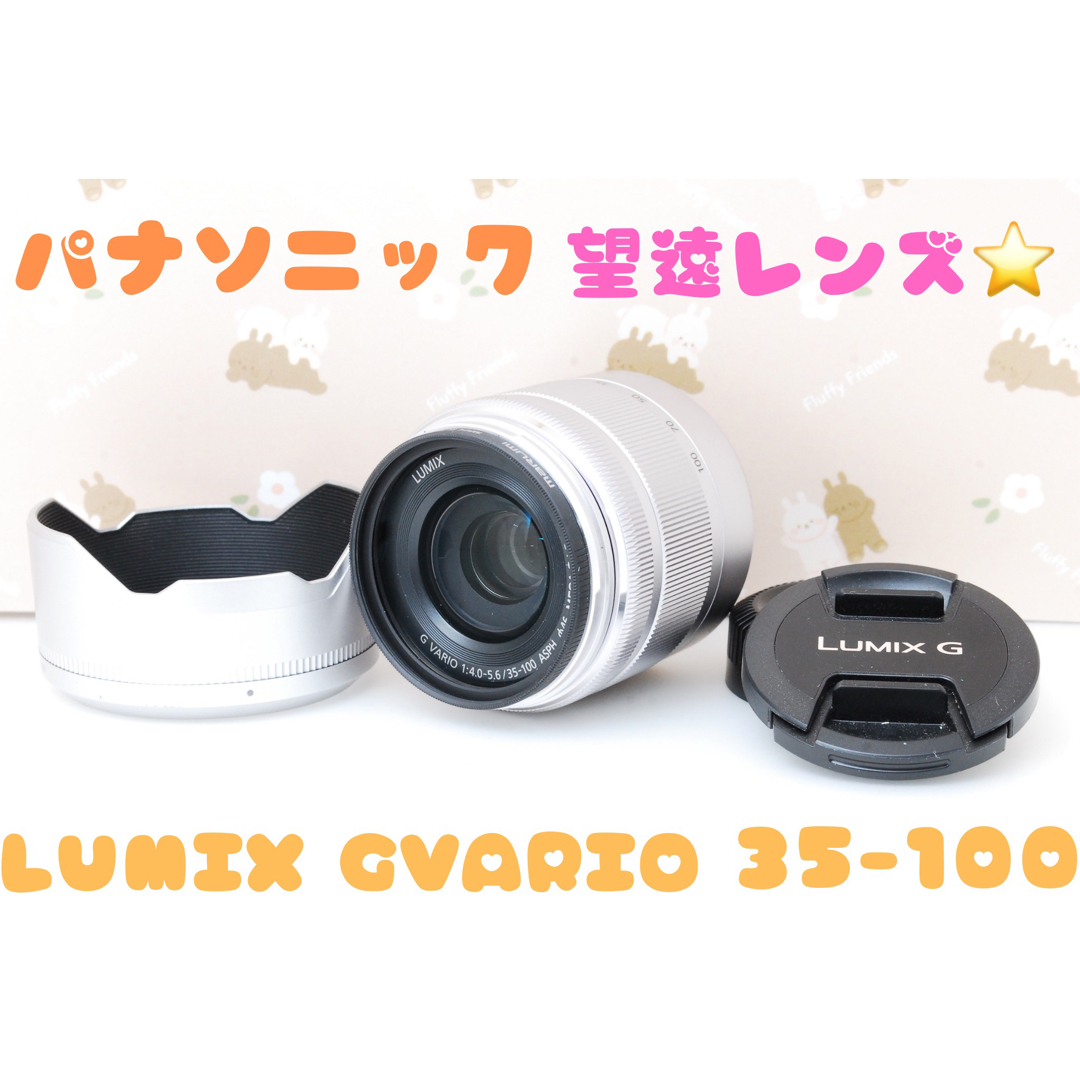 Panasonic(パナソニック)の美品❤️panasonic LUMIX g vario 35-100mm ズーム スマホ/家電/カメラのカメラ(レンズ(ズーム))の商品写真