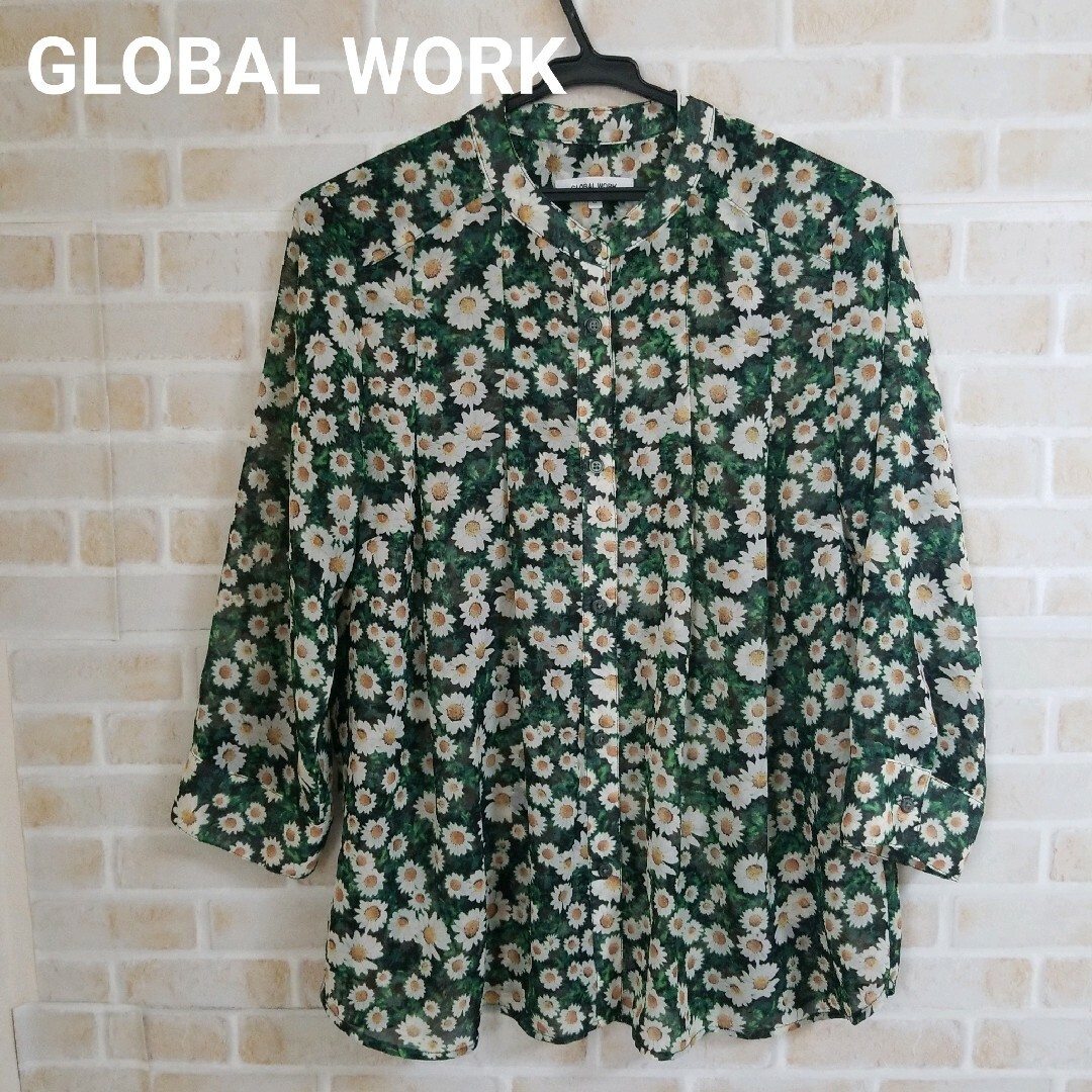 GLOBAL WORK(グローバルワーク)のGLOBAL WORK シアーブラウス レディースのトップス(シャツ/ブラウス(長袖/七分))の商品写真