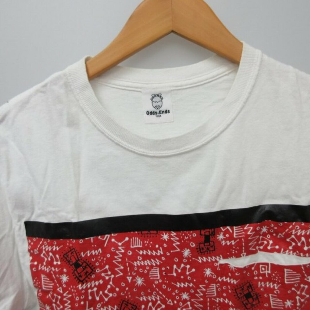 TOGA(トーガ)のトーガ TOGA odds Ends Tシャツ カットソー 半袖 白 S レディースのトップス(Tシャツ(半袖/袖なし))の商品写真