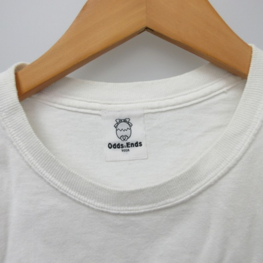 TOGA(トーガ)のトーガ TOGA odds Ends Tシャツ カットソー 半袖 白 S レディースのトップス(Tシャツ(半袖/袖なし))の商品写真