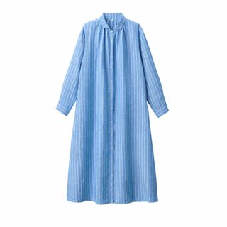 MUJI (無印良品) マキシワンピース/ロングワンピース(レディース