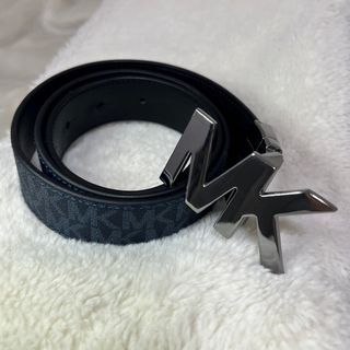 マイケルコース(Michael Kors)のマイケルコース MKシグネチャー リバーシブルベルト 34mm 極美品(ベルト)