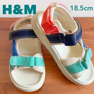 H&M【1回着用】18.5cm カラフルスポーツサンダル