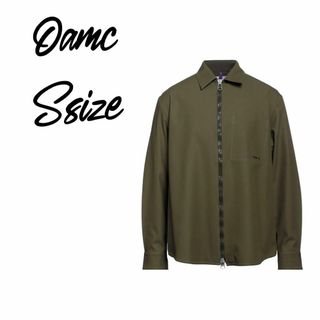 オーエーエムシー(OAMC)のOAMC IAN SHIRT ジップシャツ Sサイズ JP:XL～ グリーン(Tシャツ/カットソー(七分/長袖))