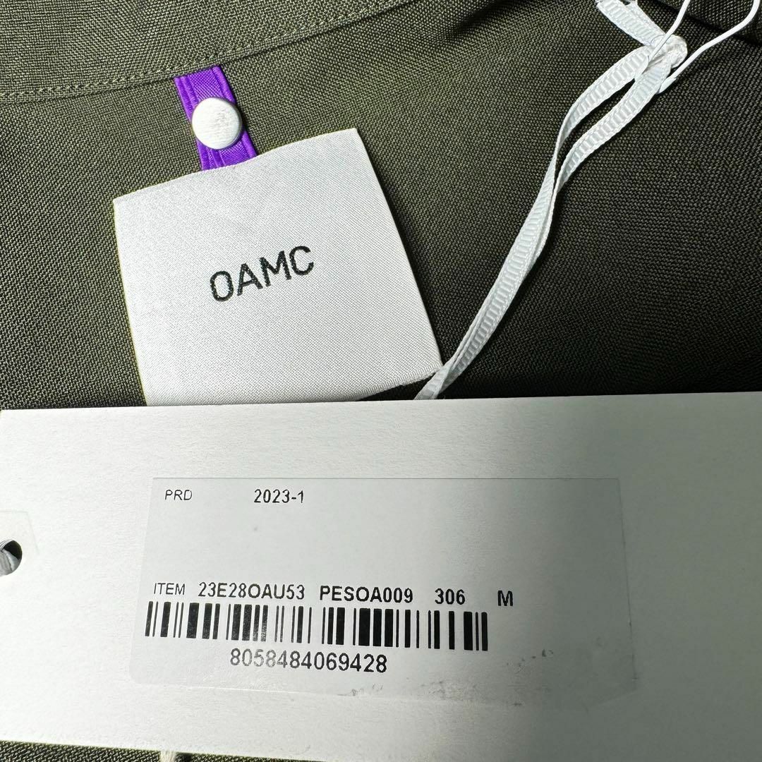 OAMC(オーエーエムシー)のOAMC IAN SHIRT ジップシャツ Mサイズ JP:XL～ グリーン メンズのトップス(Tシャツ/カットソー(七分/長袖))の商品写真