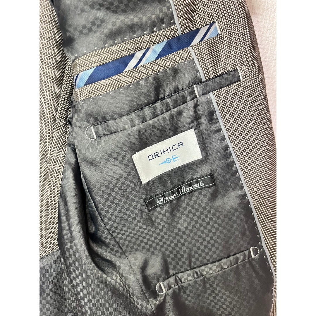ORIHICA(オリヒカ)のオリヒカ スーツ 3Pセット 着用回数1回 ブラウンカラー 極美品 メンズのスーツ(セットアップ)の商品写真