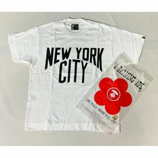 アベイシングエイプ(A BATHING APE)の90s デッド 初期 A BATHING APE NEW YORK Tシャツ M(Tシャツ/カットソー(半袖/袖なし))