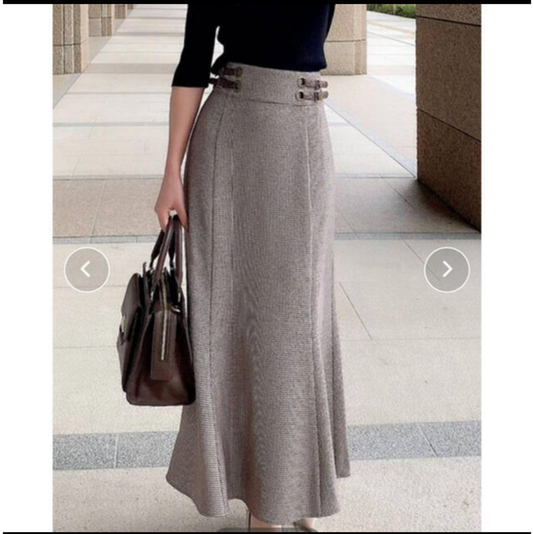 RESEXXY(リゼクシー)のフェイクレザーポイントマーメイドスカート レディースのスカート(ロングスカート)の商品写真
