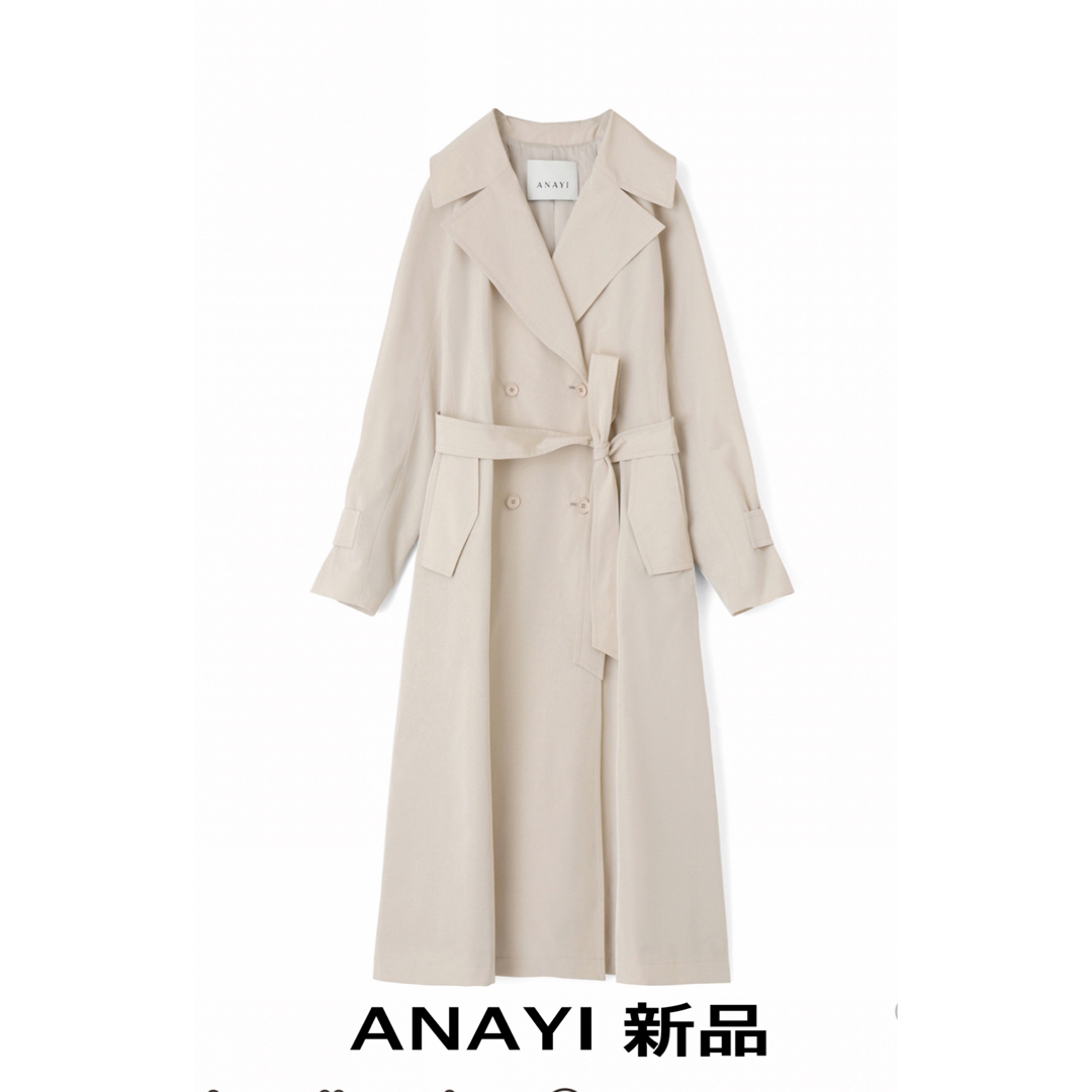 ANAYIライトシャンタンドレスコート新品 ANAYIライトシャンタンドレスコート新品