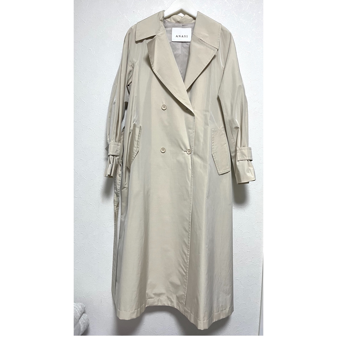 ANAYIライトシャンタンドレスコート新品 ANAYIライトシャンタンドレスコート新品